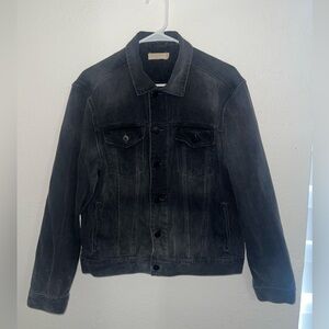 All Saints Charcoal Denim Jacket